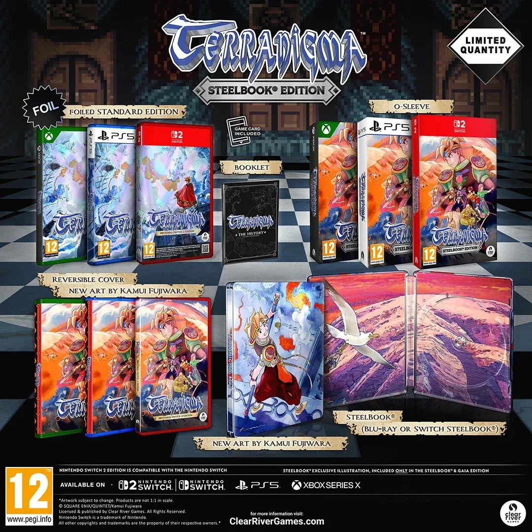 Terranigma : les plans de lancement avec date, version physique et édition collector