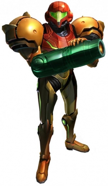 Samus Aran montre sa plastique