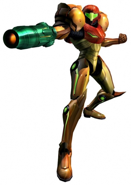 Samus Aran montre sa plastique