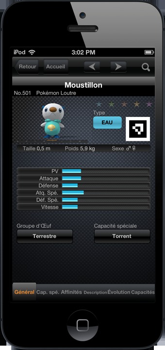Le Pokédex débarque sur iOS