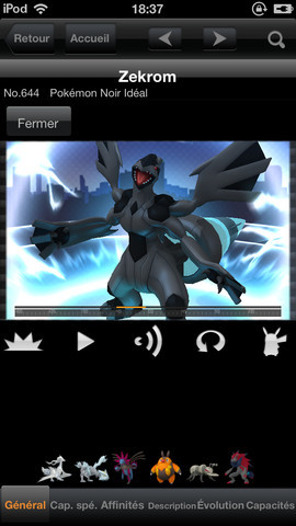 Le Pokédex débarque sur iOS