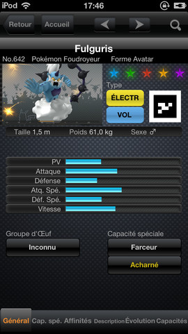 Le Pokédex débarque sur iOS