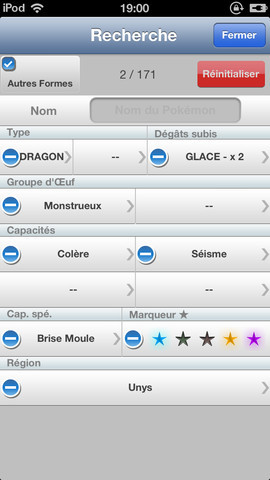 Le Pokédex débarque sur iOS