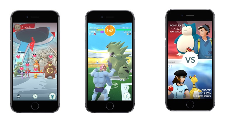 Pokémon GO : nouvelles arènes et RAID