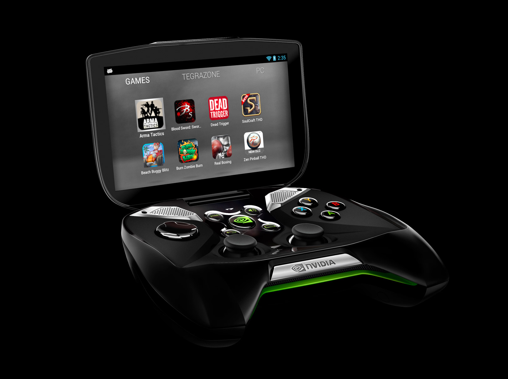 NVIDIA : images et vidéo pour la portable SHIELD