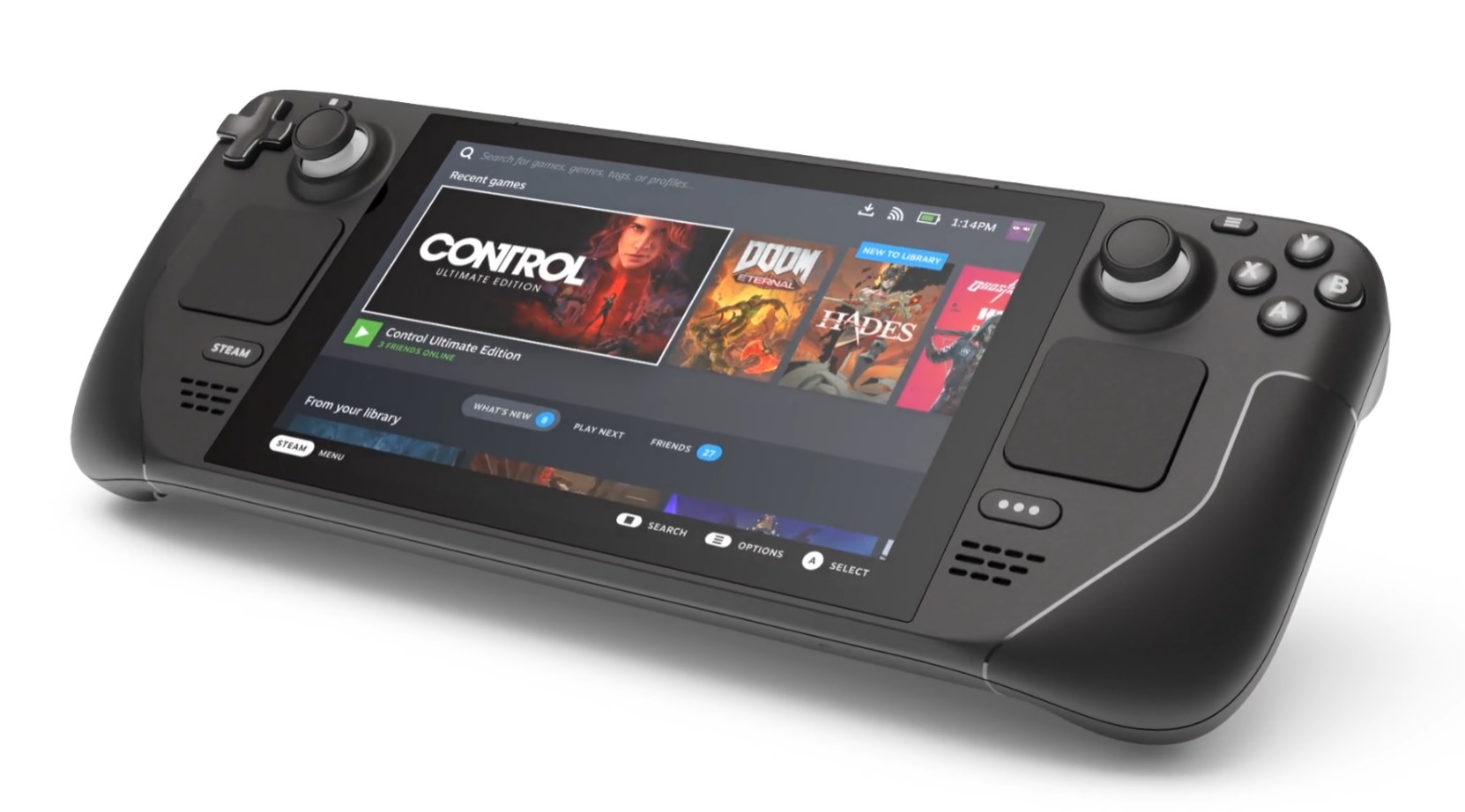 Valve présente sa propre machine portable (avec ou sans dock), la Steam Deck
