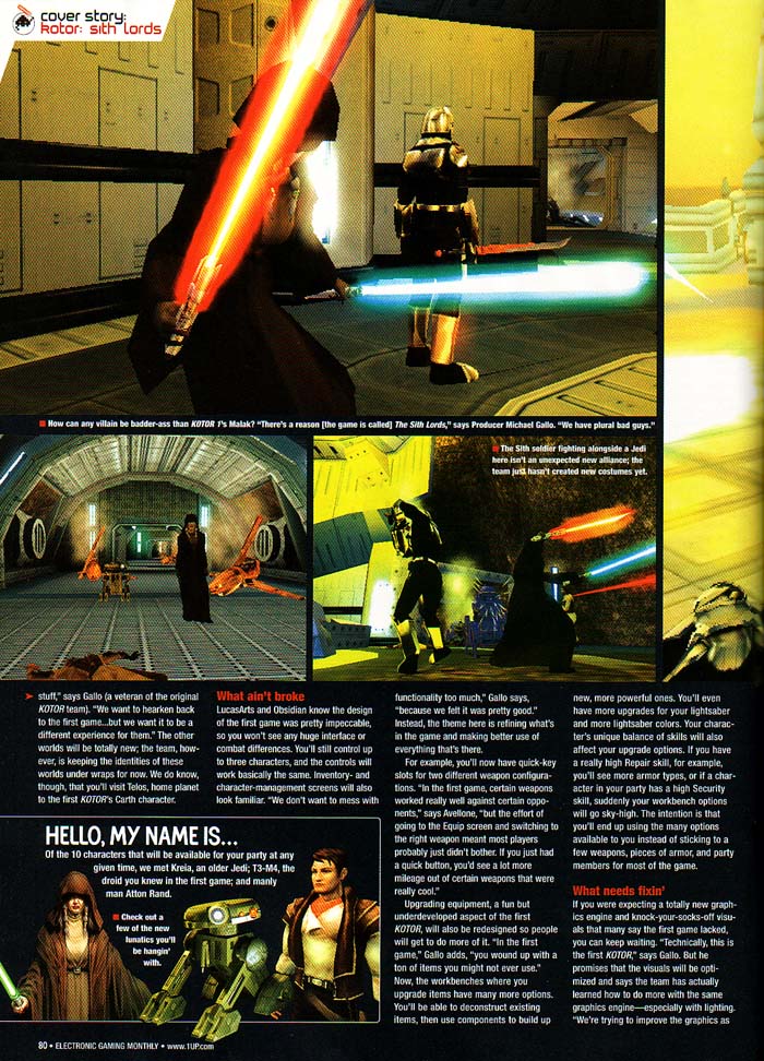 Kotor 2 : Premières images