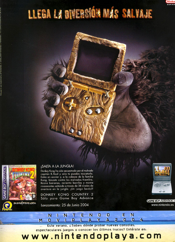 Publicité Donkey Kong Country 2