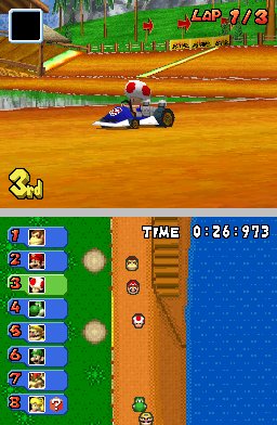 Mario Kart DS dérape en images
