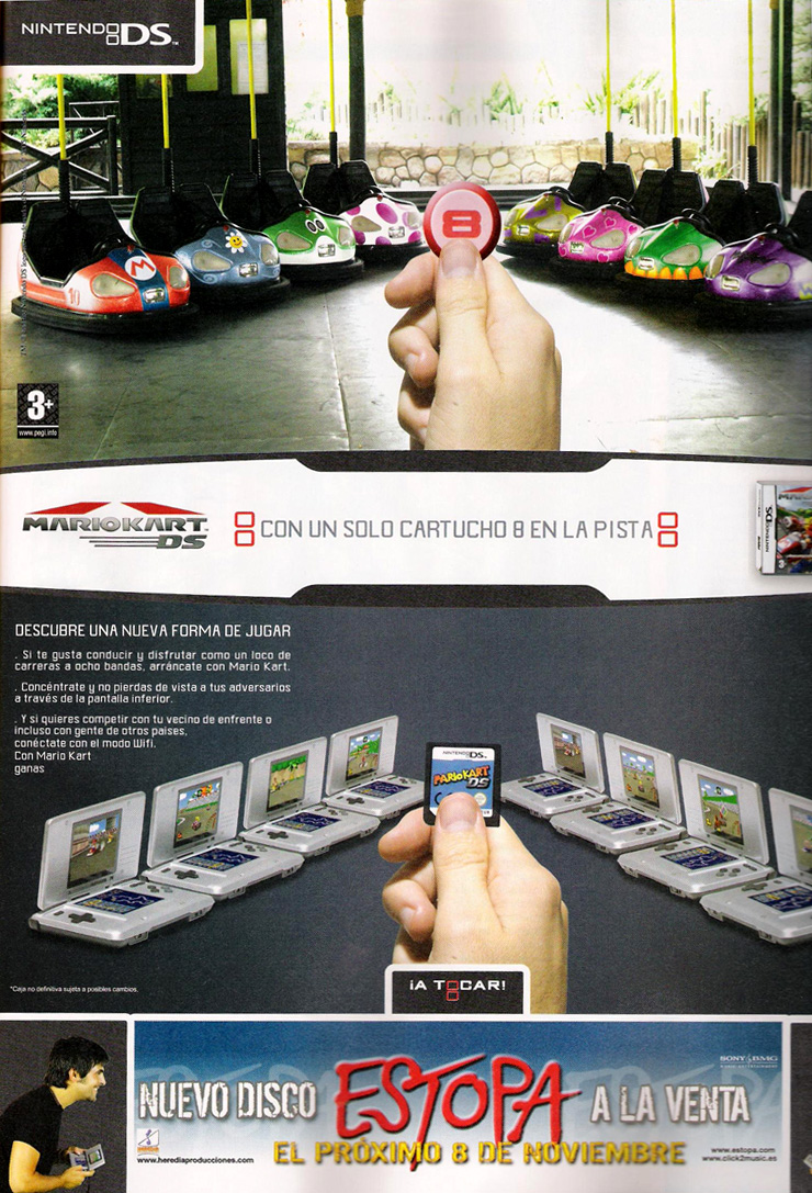 Publicités Mario Kart DS