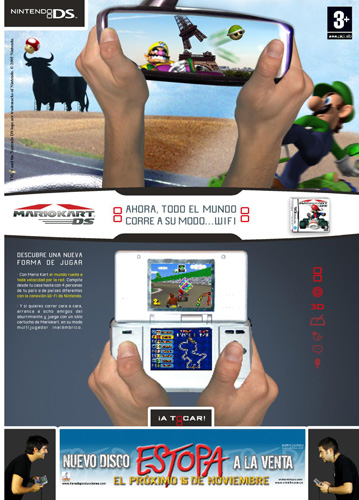 Publicités Mario Kart DS