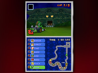 Les nouveaux circuits de Mario Kart DS