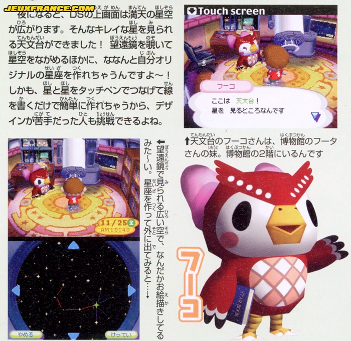 Animal Crossing DS en images