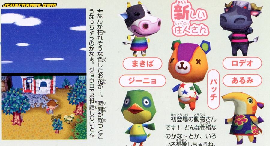 Animal Crossing DS en images