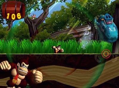 Le singe s'agite en images