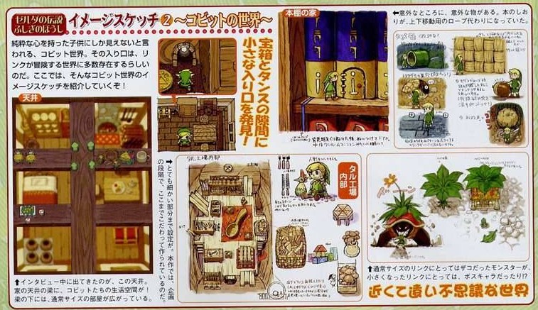 Zelda : Minish Cap : screens et arts