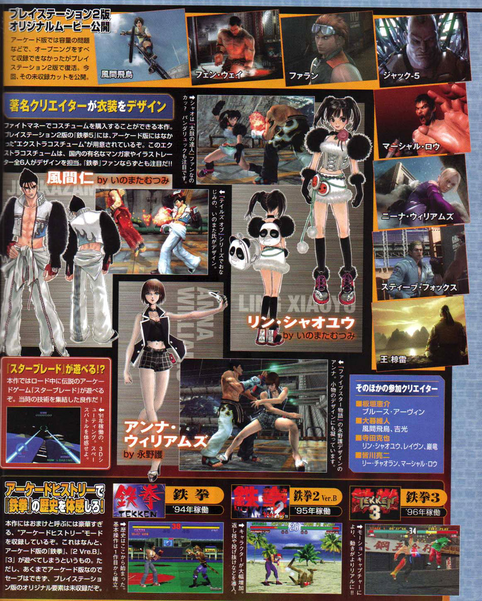 Tekken 5 : Des Bonus