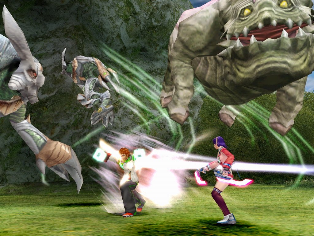 Phantasy Star Universe au combat