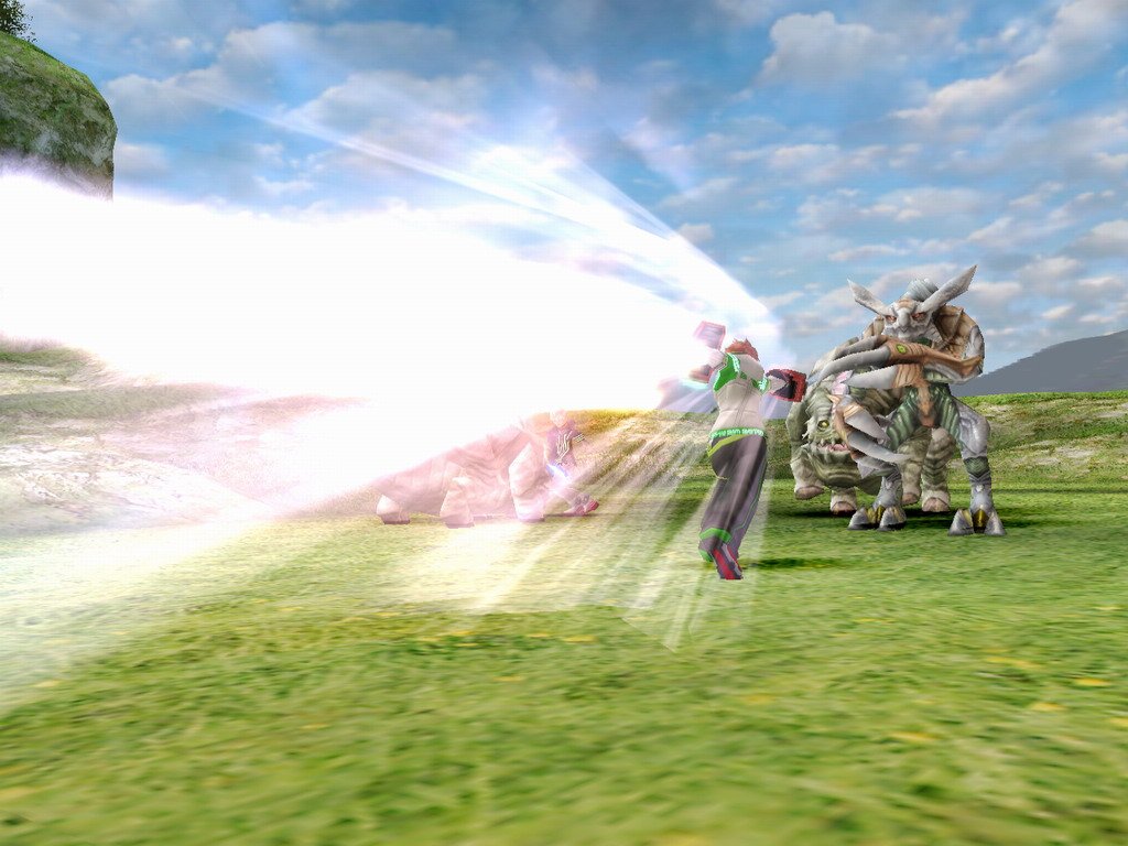 Phantasy Star Universe au combat