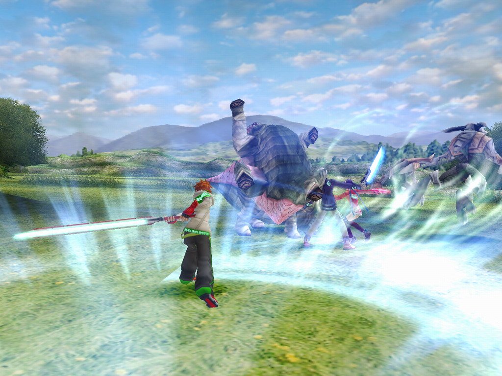 Phantasy Star Universe au combat