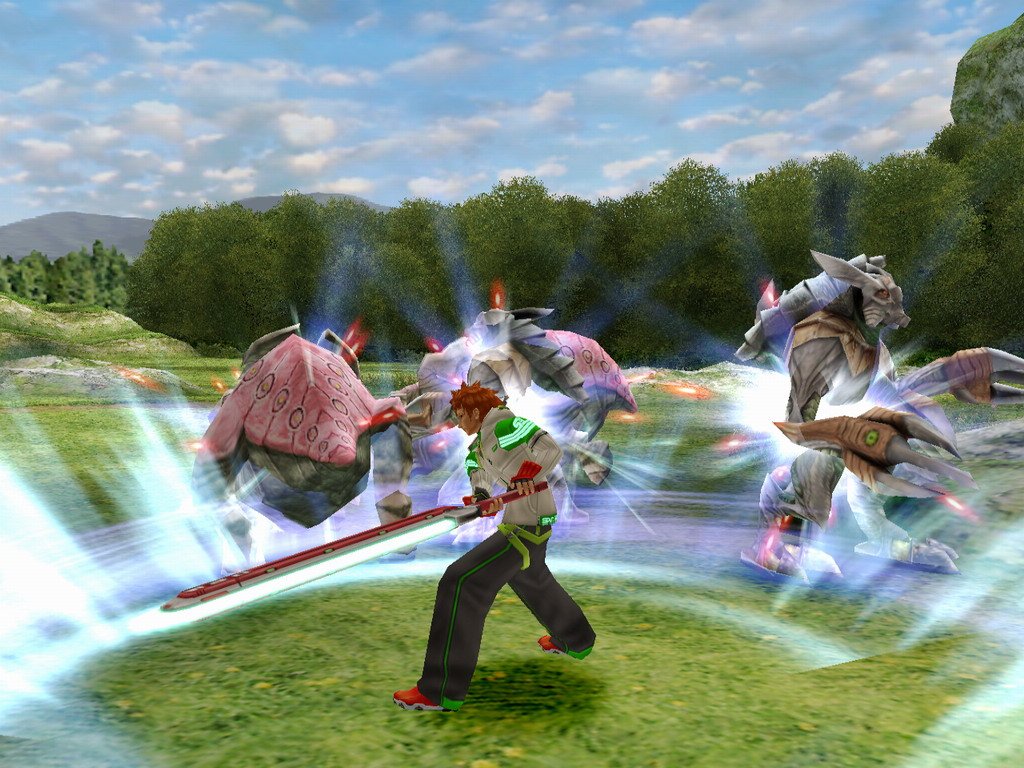 Phantasy Star Universe au combat