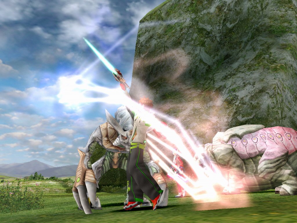 Phantasy Star Universe au combat