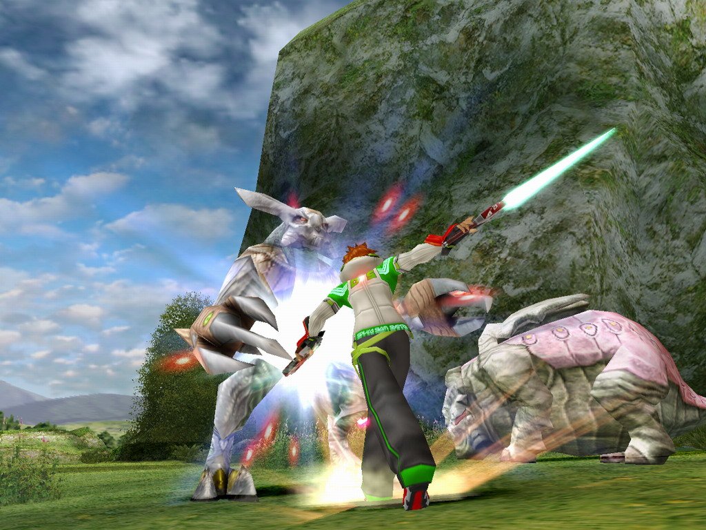 Phantasy Star Universe au combat
