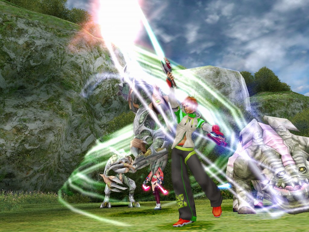 Phantasy Star Universe au combat