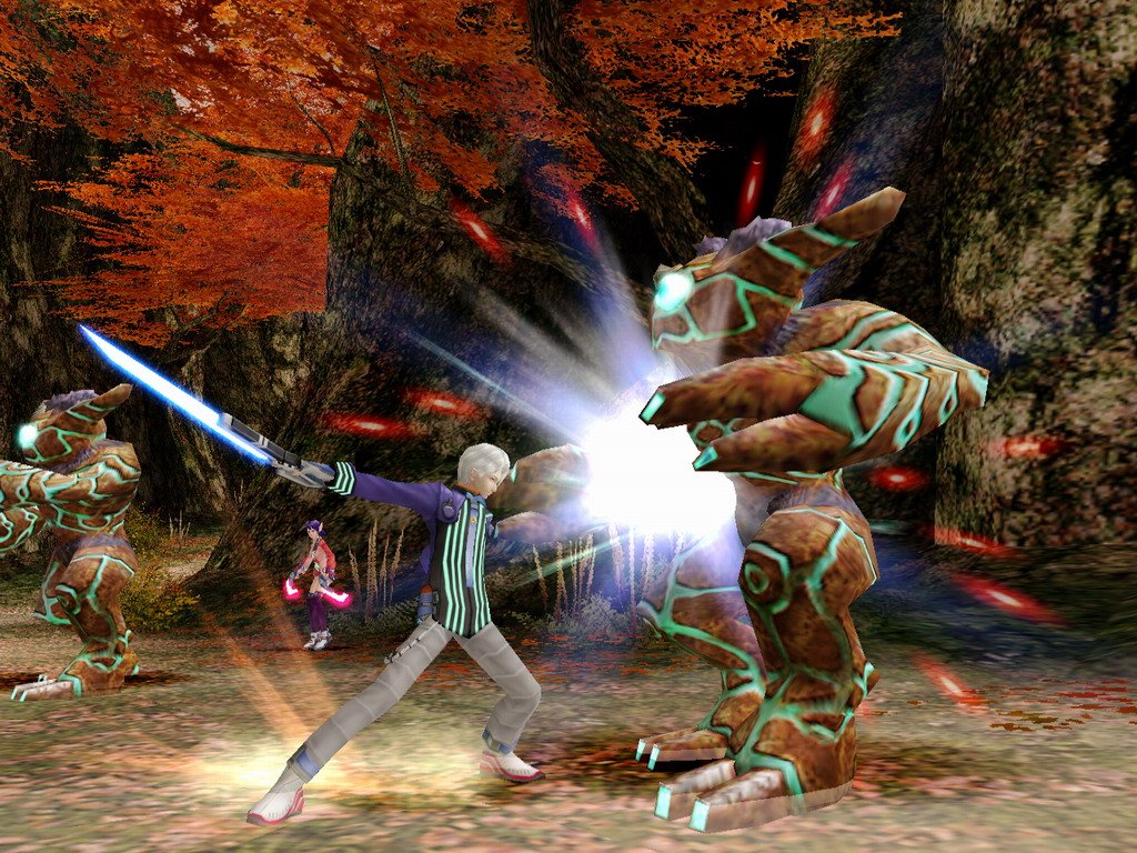 Phantasy Star Universe au combat