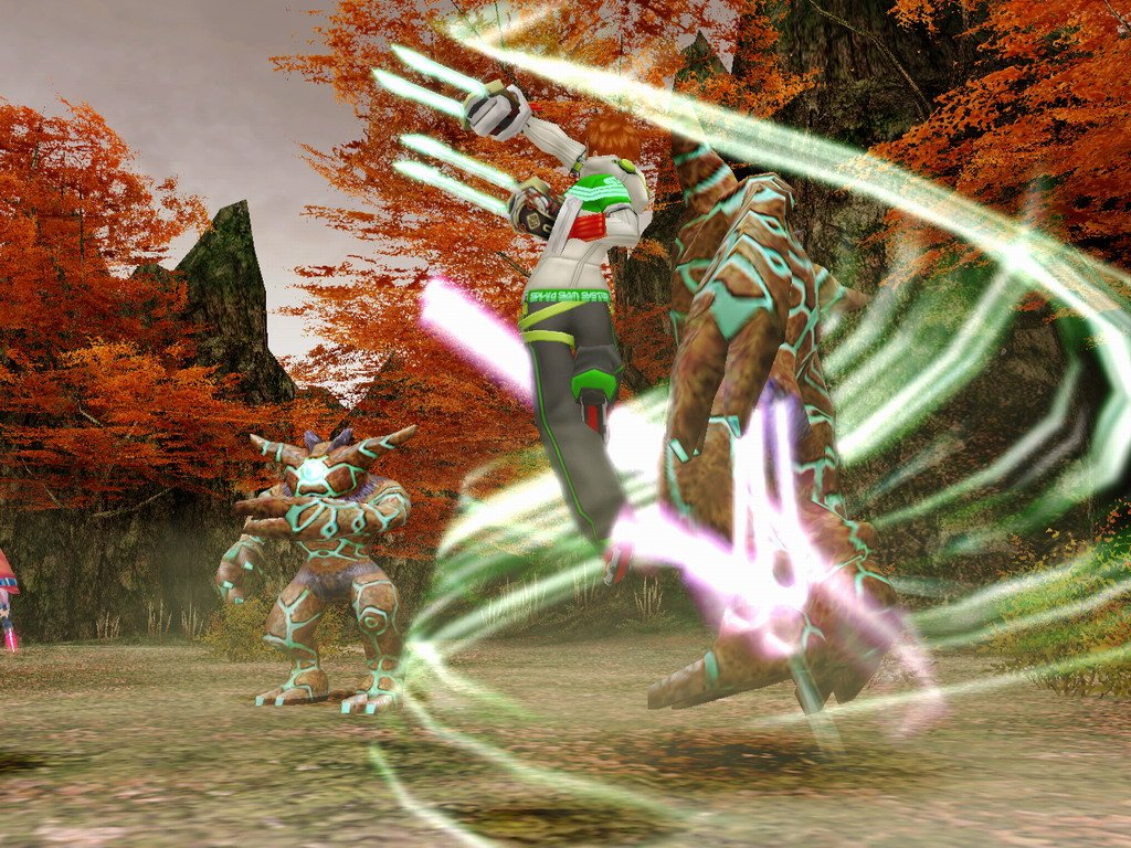 Phantasy Star Universe au combat