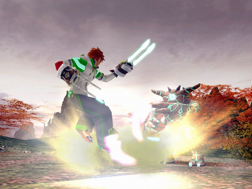 Phantasy Star Universe au combat