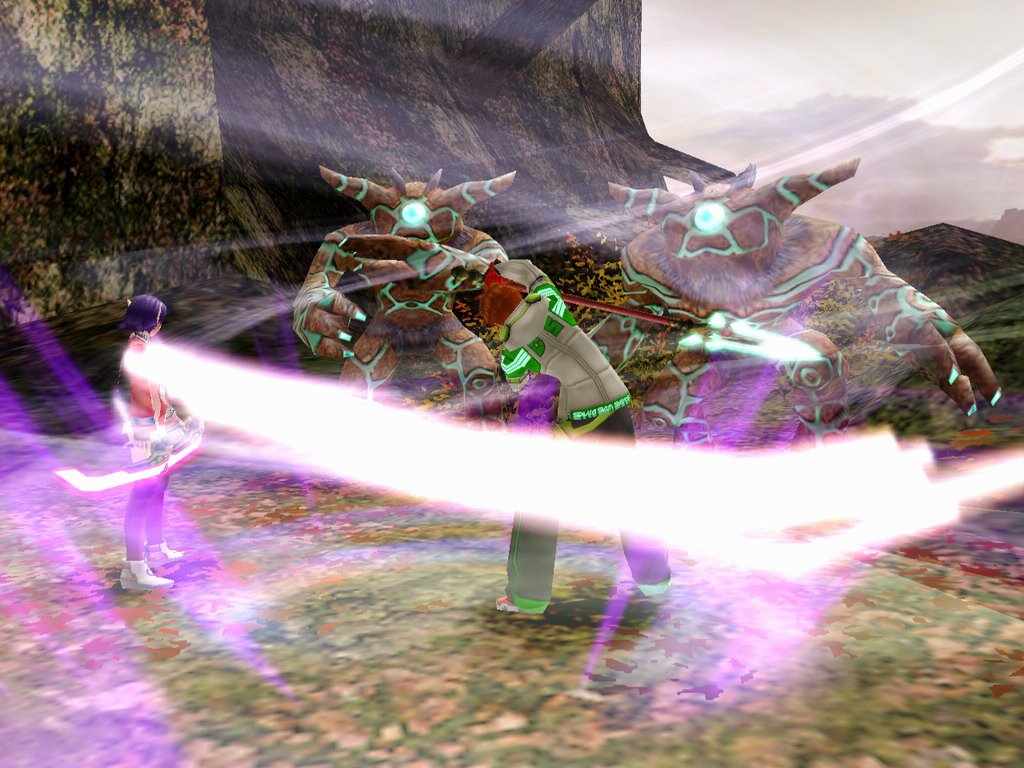 Phantasy Star Universe au combat