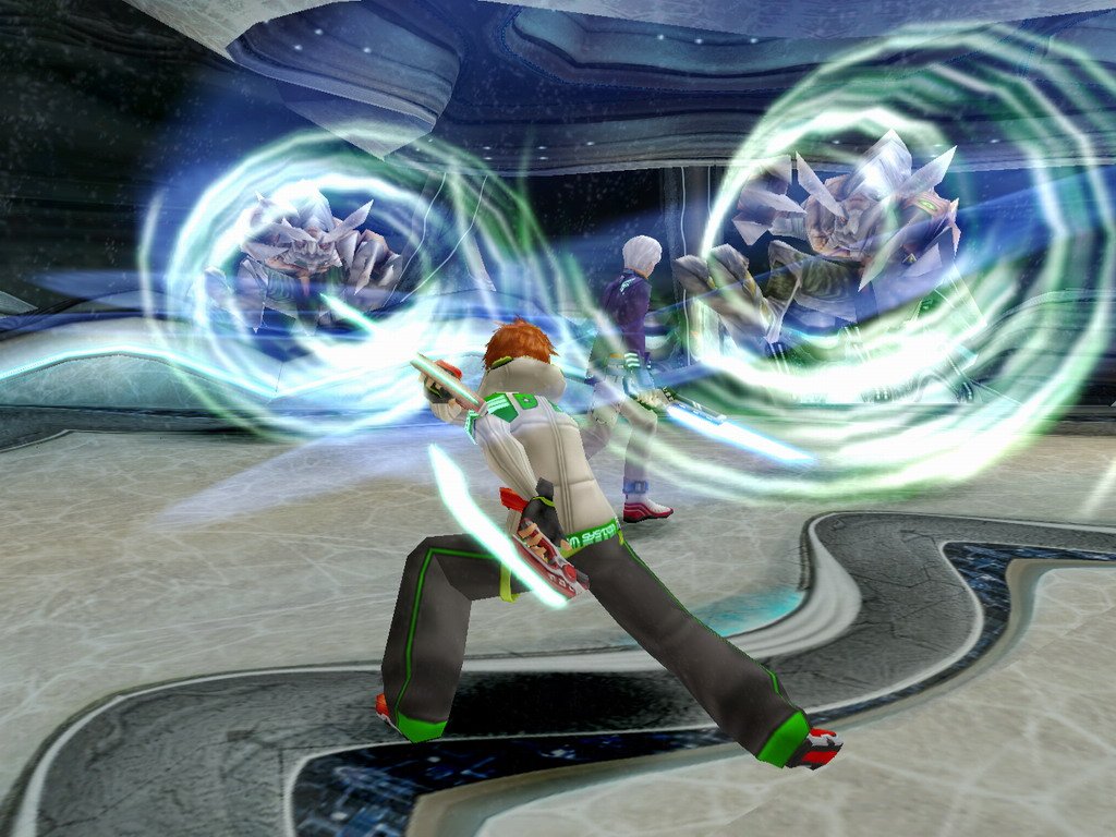Phantasy Star Universe au combat