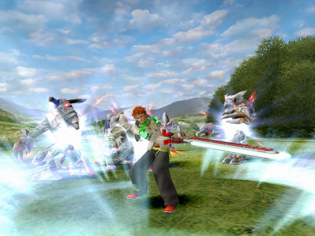 Phantasy Star Universe au combat
