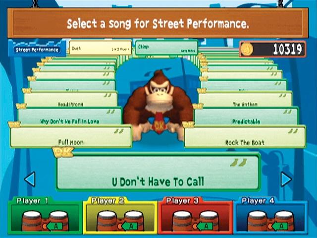 Donkey Konga 2, quatre screens de plus 