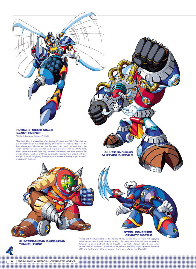 Megaman : des Artbooks de qualité