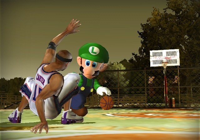 NBA Street V3 : Mario en images