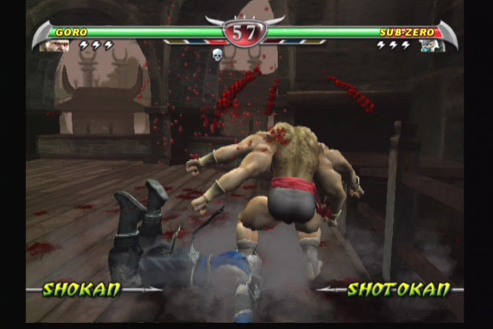 Shao Khan et Goro se dévoilent