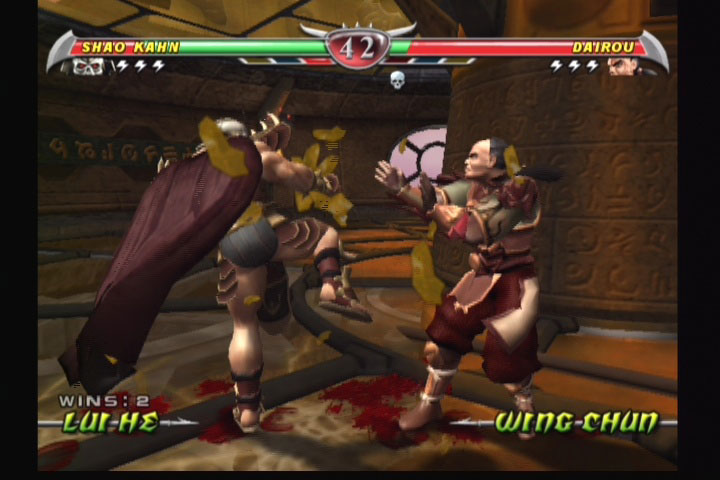 Shao Khan et Goro se dévoilent