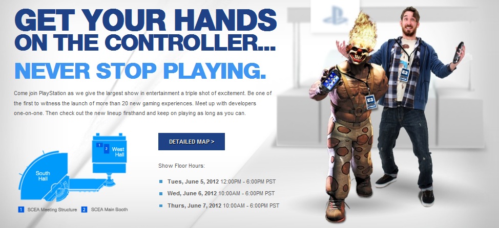 E3 2012 : plus de 20 nouvelles expériences chez Sony