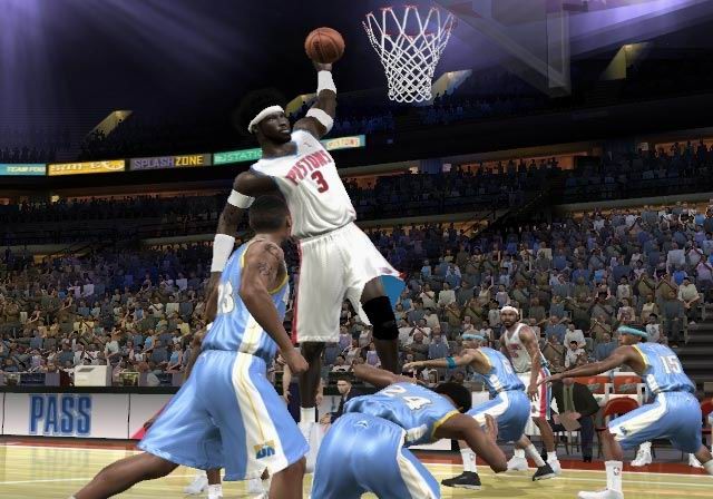 ESPN NBA 2K5 dunke en images