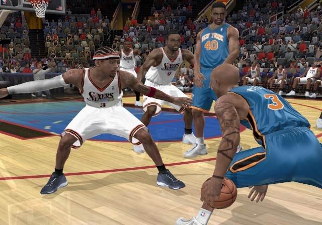 ESPN NBA 2K5 dunke en images