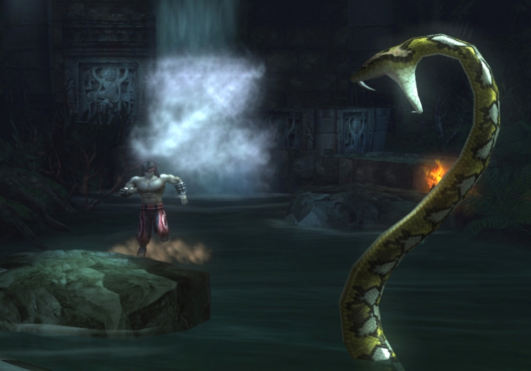 MK : Shaolin Monks se bagarre