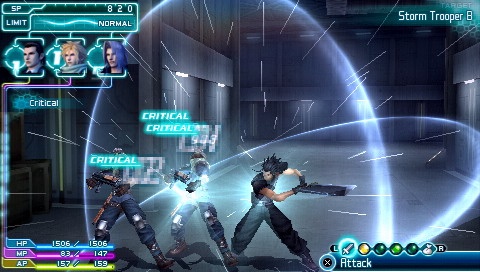 Crisis Core FFVII : un tas d'images