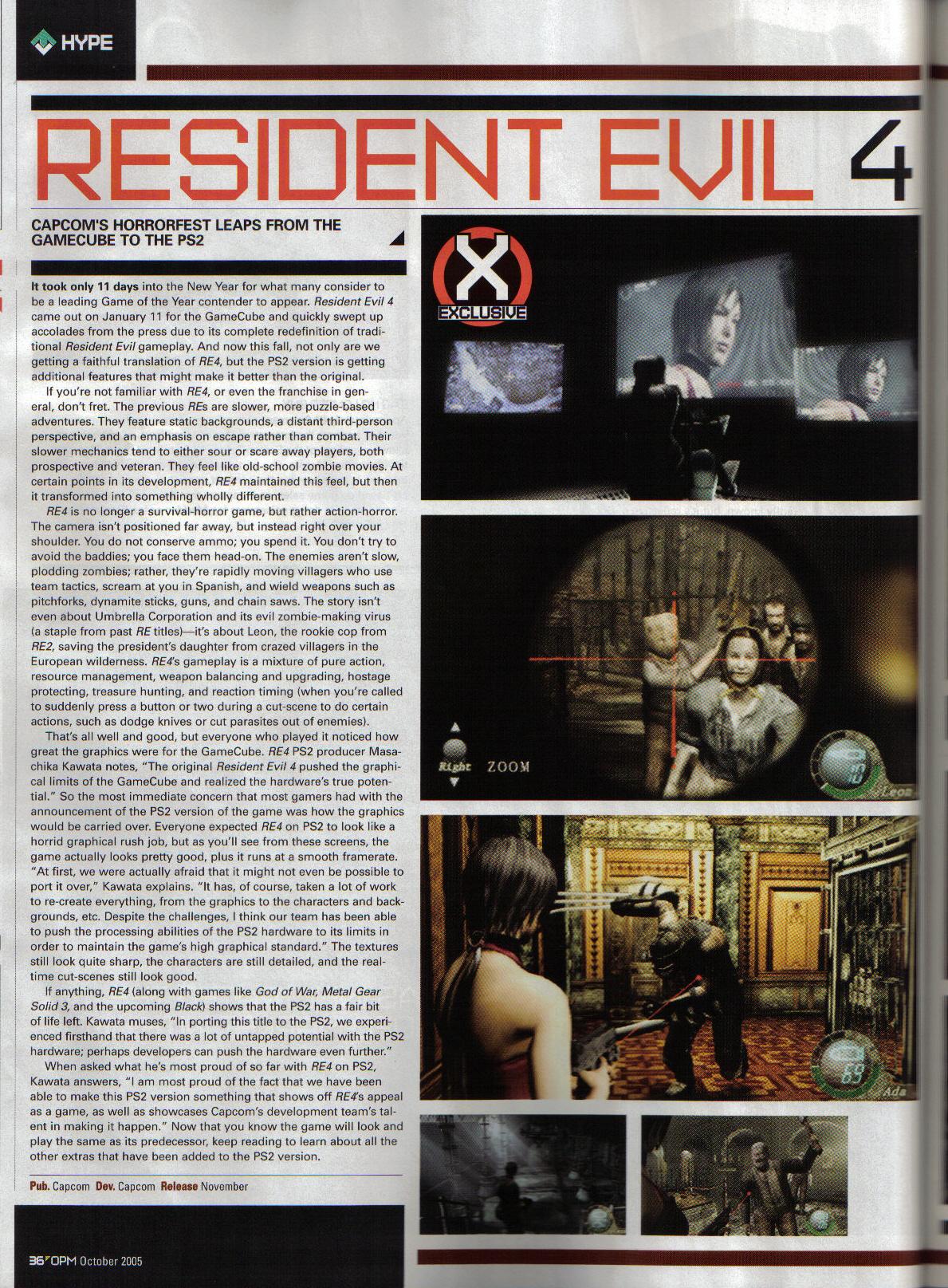 Resident Evil 4 : images et infos