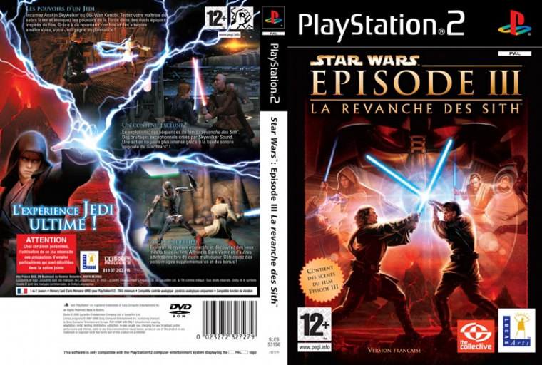 Star Wars Episode III : screens PS2