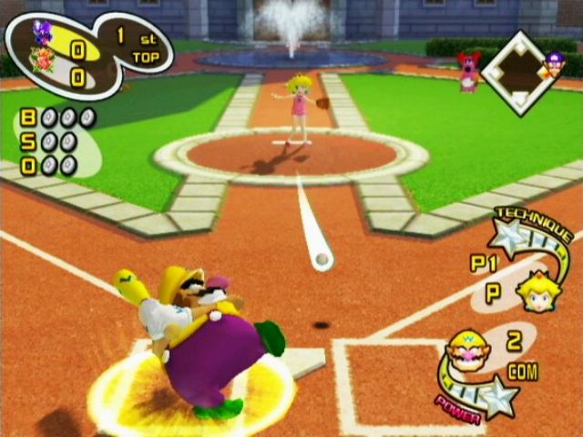 Mario Baseball sur le terrain