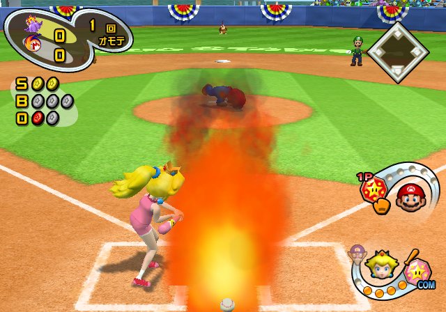 Mario Superstar Baseball en visuels