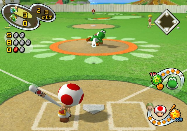 Mario Superstar Baseball en visuels