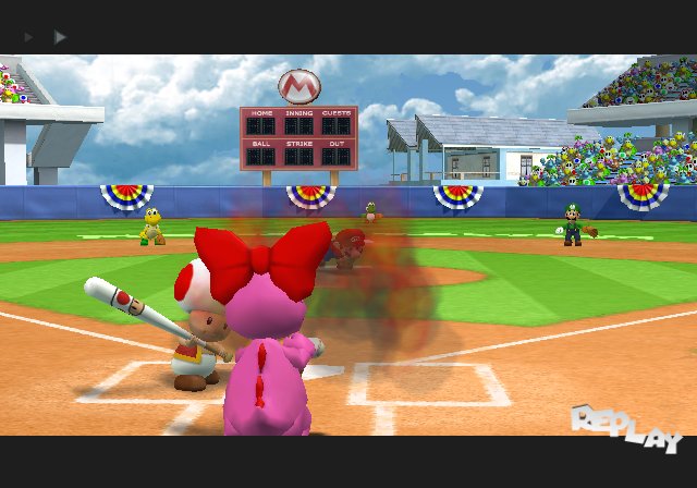 Mario Superstar Baseball en visuels